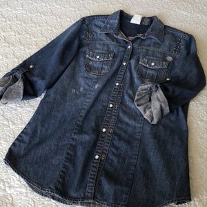 Harley Davidson Denim Top